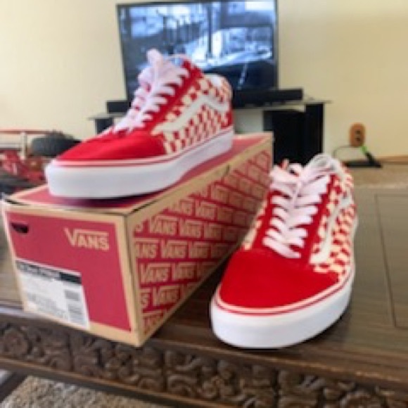 red vans shoes for sale